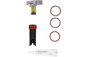 BREMERLUFT 3 juntas tóricas + 6 g de grasa de silicona compatible con Delonghi EABI EAM ECA ECAM ESAM EPAM EPAM ETAM AEG Philips para unidad de preparación de infusión, pistón de presión y termobloque