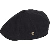 MERCAN TOPTAN Kışlık Y&uuml;n 8 Parca D&uuml;z Renk Model Peaky Blinders Kasket Şapka (Antrasit, standart)