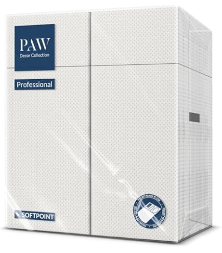 Taschenservietten 40x40 Cm – 50 Stück, 3-lagig, Weiß, Mit Bestecktasche Für Feste & Feiern