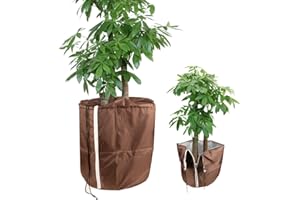 NAVESO Protezione Termica per Vasi per Piante, Copertura Protettiva per Piante 45 * 55cm, Borsa di Protezione per Piante in Vaso Protezione Termica con Coulisse, Protezione Invernale, Riutilizzabile