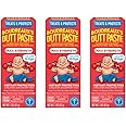 Boudreaux's Butt Paste Maximum Strength Diaper Rash Cream, Ointment for Baby, 2 oz Tube, 3 Pack