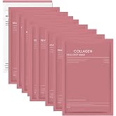8PCS Bio Collagen Mask, Collagen Facial Mask, Deep Hydration | Collagen Real Deep Mask, Improving Elasticity Reduces Fine Lin