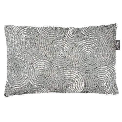 Kissen Dante 30x50 cm grau - Dekokissen Zierkissen Heimtextilien Deko Kissen Kussen