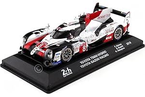 COCHESDEMETAL Compatible con Toyota TS050 Hybrid Gazoo Racing Fernando Alonso/Buemi/Nakajima Ganador 24h Lemans 1:43 Spark LM2019