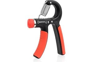 NORDFIT Grip Trainer - Adjustable Hand Gripper (5-60kg) - Forearm Strengthener & Hand Exerciser for Men and Women - Ergonomic, Portable, and Durable. Athletes, Musicians and Inujury recovery