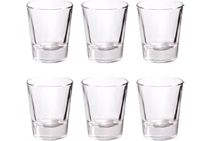 Adri. Vasos chupitos de cristal 4,8 cl. Chupito valido para lavavajillas (6)