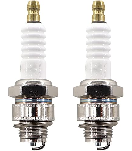 Bougies D'allumage RJ19LM - Lot De 3 Pour Tondeuse à Gazon 4 Temps (compatible 796112, 796112S) - 4