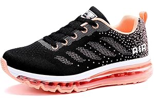 Gugifcto Chaussures de Course Unisexes pour Homme et Femme - Absorption des Chocs d'air - Baskets de Sport Tendance