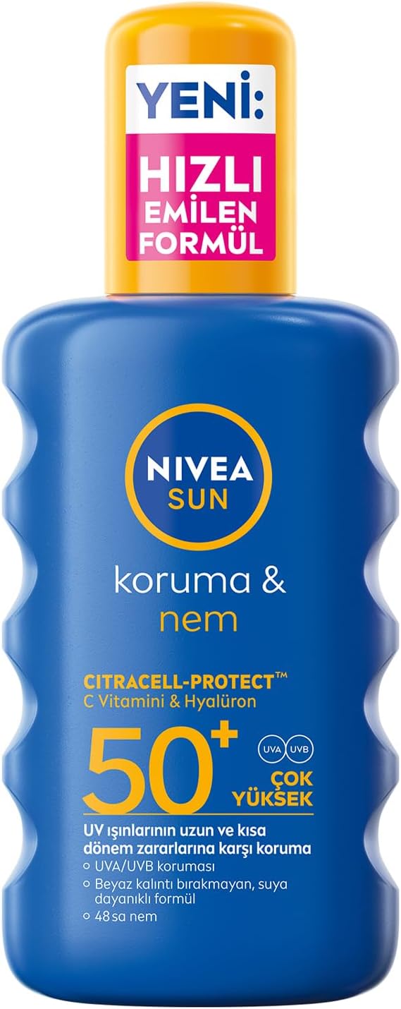 NIVEA SUN SPF50+ Güneş Kremi 200ml