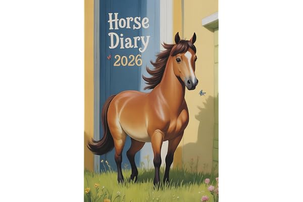 Horse Diary 2026: A5 Week-to-View Dated & Organizer from January 2026 to December 2026. UK Edition