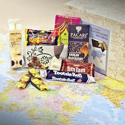 Premium gift box "Chocolate Around The World" with chocolate from all over the world