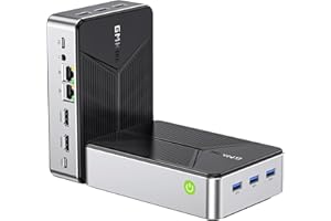 GMKtec Mini PC NAS Intel N150 Sistema Dual Boot 12GB DDR5 64GB EMMC+512GB SSD, 4 Ranuras M.2 NVMe, Dual Nic 2.5G, USB-C/USB 3.2 10Gbps, Almacenamiento Conectado a la Red Actualizado G9
