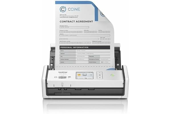 Brother ADS-1800W - Scanner sans Fil, Compact et Portable