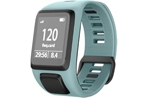NotoCity Compatible con Correa de Silicona Tomtom Pulsera de Repuesto para Spark/Spark 3/Golfer 2/Adventurer/Runner 2/3 Smart Watch