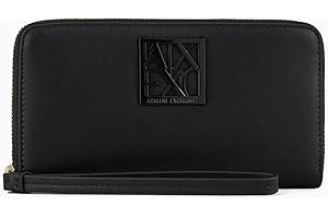 ARMANI EXCHANGE Wallet Zip Around, Portafoglio Bi-Fold Donna