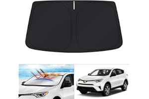 KUST Windshield Sun Shade for Toyota RAV4 2013 2014 2015 2016 2017 2018 Window Shade Sun Visor Protector Foldable Blocks UV Rays Keep Your Car Cooler