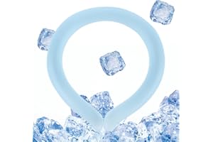 COMFORCE NackenKühlschlauch, Kühlring für den Nacken, Nackenkühler für Gegen Hitze im Sommer, Kühlkragen für Outdoor-Arbeiter, Sport, Einfrieren unter 18 °C, Blau