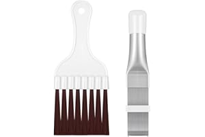 LYRAMIS 2Pièces Brosse Nettoyage pour Climatisation,Nettoyant de Maison Climatiseur Kit Ailettes Peigne Condenseur,du Linge Seche Condensation ac Brosses Brush Chauffe-Eau Climatiseurs,pour Conditioner Cleani