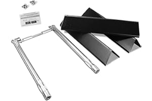 GFTIME 69785 Brûleur Avec 7635 Flavor Barre Accessoire pour Weber Spirit 200 Serie Weber Spirit I & II 200, E210 E220 S210 S220 Gaz Grill (Avec Boutons de Commande Avant)
