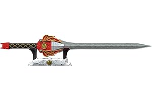 Power Rangers Lightning Collection Mighty Morphin Roter Ranger Power Sword Premium Rollenspielschwert Sammlerobjekt, F3947, Multi