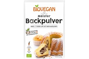 ‎BIOVEGAN Bio Meister Backpulver mit Tapiokastärke vegan, glutenfrei