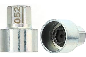 AQXREIGHT Llave Para Tuercas De Seguridad Compatible Con Series 3 5 6 7 Y Modelos X1 X2 X3 X4 X5 X6 Z4 Extractora De Tornillos Antirrobo Para Ruedas Herramienta De Metal Resistente Y Duradero