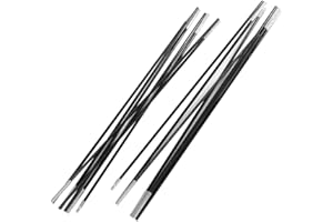 Huairdum Camping Tent Pole, 4m Replacement Portable Multifunction Fiberglass 3-4 People Tent Bracket Camping Tent Pole Bars Outdoor Support Rods Awning Frames Kit