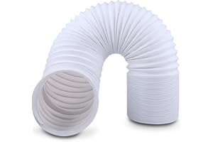ABC Products Universeller Abluftschlauch für Wäschetrockner, flexibel, für alle Marken und Modelle (10,2 cm oder 10,2 cm Durchmesser x 4 m Länge)