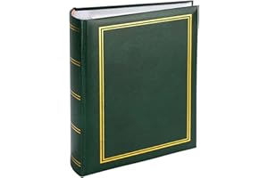 VICTORIA COLLECTION Album Photo Traditionnel pour Photos Format 10x15 - Album Durable pour 300 Photos avec des Espaces Supplémentaires pour des Notes Personnalisées | Facile à Remplir avec des Pochettes en Plastique