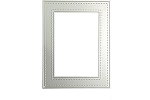 OPEMG Rectangle Frame Die Cut for Card Making, Frame Metal Cutting Dies Congratulations Die Cuts Birthday Embossing Stencils Template for DIY Scrap-Booking Decor Birthday Wedding Blessing Card