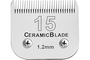 BESTBOMG Ersatzklingen für Haarschneidemaschinen zur Fellpflege bei Hunden kompatibel mit Oster Tierhaarschneidemaschine kompatibel mit Wahl und Andis hundeschermaschine (#15)