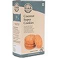 15 A.D. Bakery LLP Coconut Super Cookies 200g x 2 | Traditionally Crafted Hand Made Pure Vegetarian Cookies | Eggless, Pure Desi Ghee and High Fibre Cookies (400 gm)