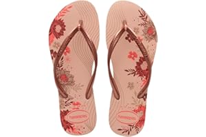 Havaianas Klapki damskie Slim Organic, Różowy balet złoty rumieniec złoty, 37/38 EU