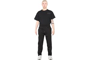 Grunge Wear® Men's Open Hem Jogging Pants - Plain Bottoms Joggers Fleece Pants Active Wear Gym Sports Sweatpants Yoga Trousers Plus Sizes S-5XL