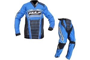 Wulfsport Forte 2020 MOTORRADKOMBI Kinder Motorrad Anzug Motocross ATV Quad Cross Rennen MX Jersey Hose Sport Bekleidung