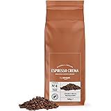 by Amazon Espresso Crema in chicchi, tostatura chiara, 500g - Certificato Rainforest Alliance, Caffè in grani