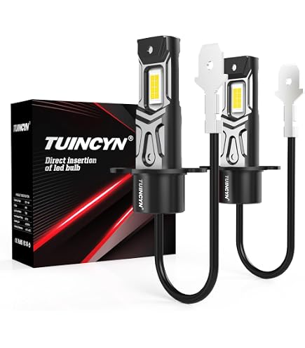 KATUR 2x Ampoules LED H1 900 Lumens 3014 78SMD - Feux De Jour Blanc Xenon 6000K 12V-24V