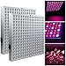 Produktbild VINGO® 2 Stück 15W LED Pflanzenlampe Grow Lampe 225 LEDs Rot&Blau Hängeleuchte Zimmerpflanzen tageslicht