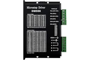 Twotrees DM556 5.6A 2-phasiger Schrittmotortreiber Rauscharm 8 Stufen einstellbar 42/57 Schrittmotortreiber (DM556)