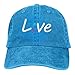 Produktbild fjfjfdjk Men's Or Women's Suicide Prevention Awareness Live Love Semicolon Denim Fabric Baseball Hat Adjustable Street Rapper Hat