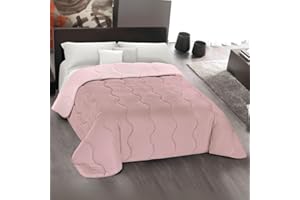 MAXIME MAISON - Piumone Una Piazza e Mezza (300gr/mq) Trapunta Una Piazza e Mezza Invernale, Coperta Calda in Microfibra, Copriletto Moderno per Stagioni Fredde, Design Double Face, Made in Italy