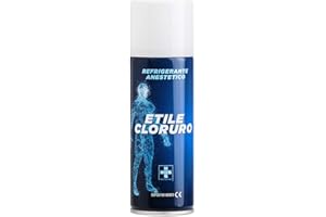 Olcelli Farmaceutici Ghiaccio Spray Etile Cloruro Refrigerante Anestetico, 175 ml