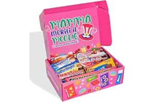 American Uncle Snack box - Idee regalo mamma compleanno, Festa della Mamma – box snack americani e internazionali da 20 prodotti