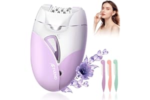 BUBBACARE Epilator for Women, Facial Hair Remover for Women, Hair Removal Device for Women Rechargeable, Epilator Hair Removal with 36 Tweezers, Electric Hair Remover for Face Legs Arms Armpit Bikini