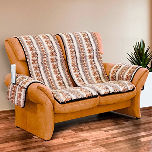 Preisvergleich Produktbild Schurwoll-Sofaschoner, 2-Sitzer