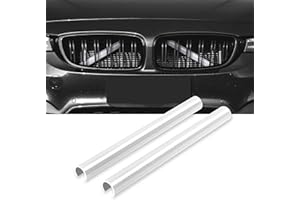 AggAuto Blanco rejilla delantera insertar, tira de rejilla insertar molduras para BMW F20 F30 2011-2021,328i/320i/335i/428i, insertar accesorio para BMW 1/2/3/4/5 serie F21/F22/F23/F45/F31/F31/F33/F36