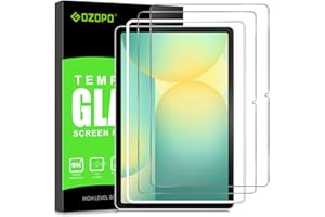GOZOPO Protector de Pantalla Para Samsung Galaxy Tab S11/ S9 11 pulgadas/Tab S10 Lite/ S10 FE/ S9 FE 10,9 Pulgadas Vidrio Templado con Marco de Instalación