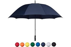 UMBRELLA HEAVEN Stormstar Windproof Golf Umbrella, 51 Inch Extra Large Golf Brolly. Windproof and Waterproof Stock Umbrella with Protection from The Sun, Rain and Wind.