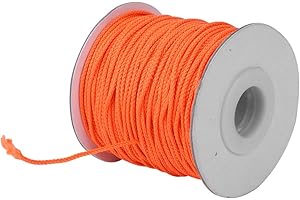 VGEBY Diving Handle Line, Nylon Dive Reel Line Portable Dive Spool for Cave or Shipwreck Diving Rafting Diving(46 meters) Diving Water Sports