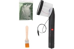 Static Grass Applicator Kit 3-5mm Weytoll Flocking Kit, ABS Mini Flocking Machine with Antiskid Handle for DIY Scenic Modelling Sand Table